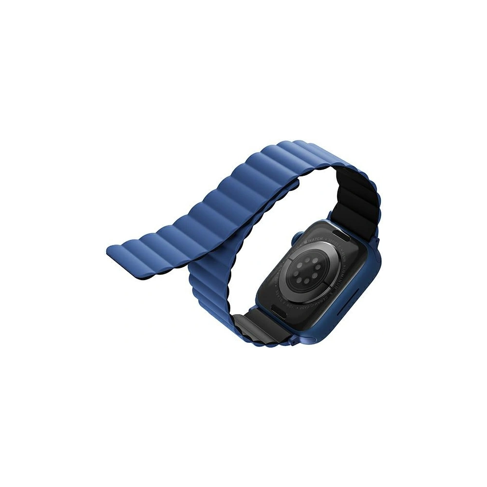 Hurtownia GSM - Pasek UNIQ Revix Apple Watch 4/5/6/7/SE/8/9/10 40/41/42mm Reverzibilní Magnetic černý-modrý/black-blue - UNIQ624BLKBLU - {ean13} - Hurt