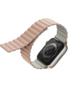 Pasek UNIQ Revix Apple Watch 4/5/6/7/SE/8/9/Ultra 44/45/49mm Reversible Magnetic růžový-bežový/pink-beige
