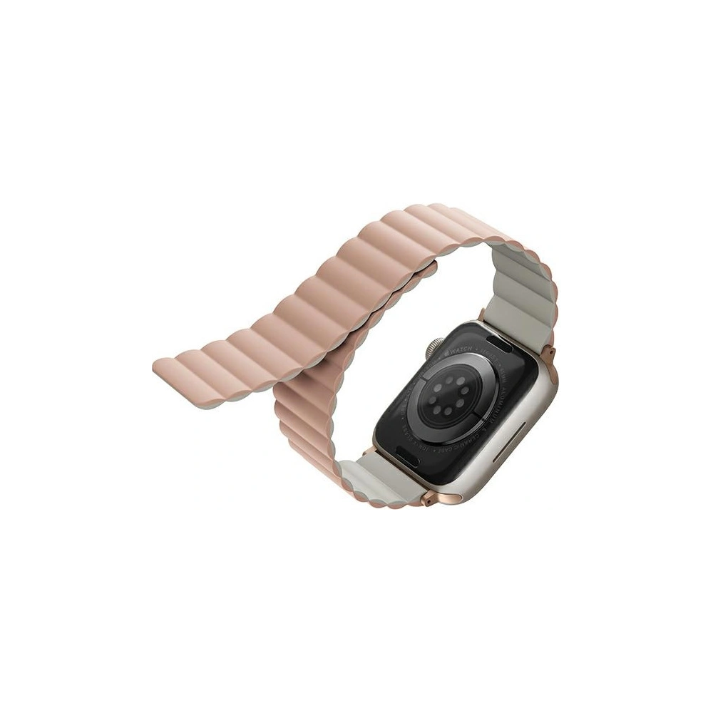 Hurtownia GSM - Pasek UNIQ Revix Apple Watch 4/5/6/7/SE/8/9/Ultra 44/45/49mm Reversible Magnetic růžový-bežový/pink-beige - UNIQ628PNKBEI - {ean13} - Hurt
