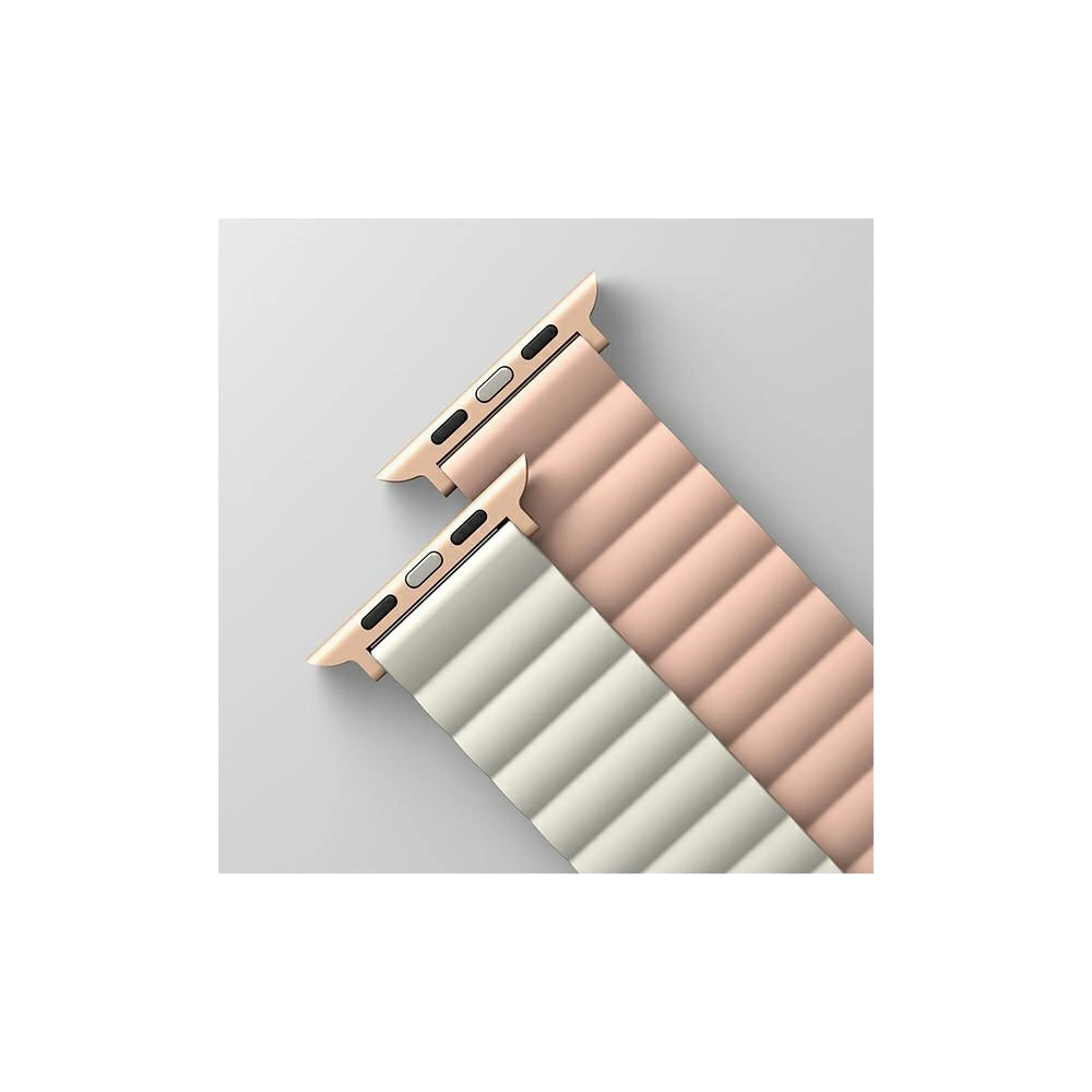 Wholesale UNIQ Revix strap Apple Watch 4/5/6/7/SE/8/9/Ultra 44/45/49mm Reversible Magnetic pink-beige - UNIQ628PNKBEI - {ean13} - Hurt