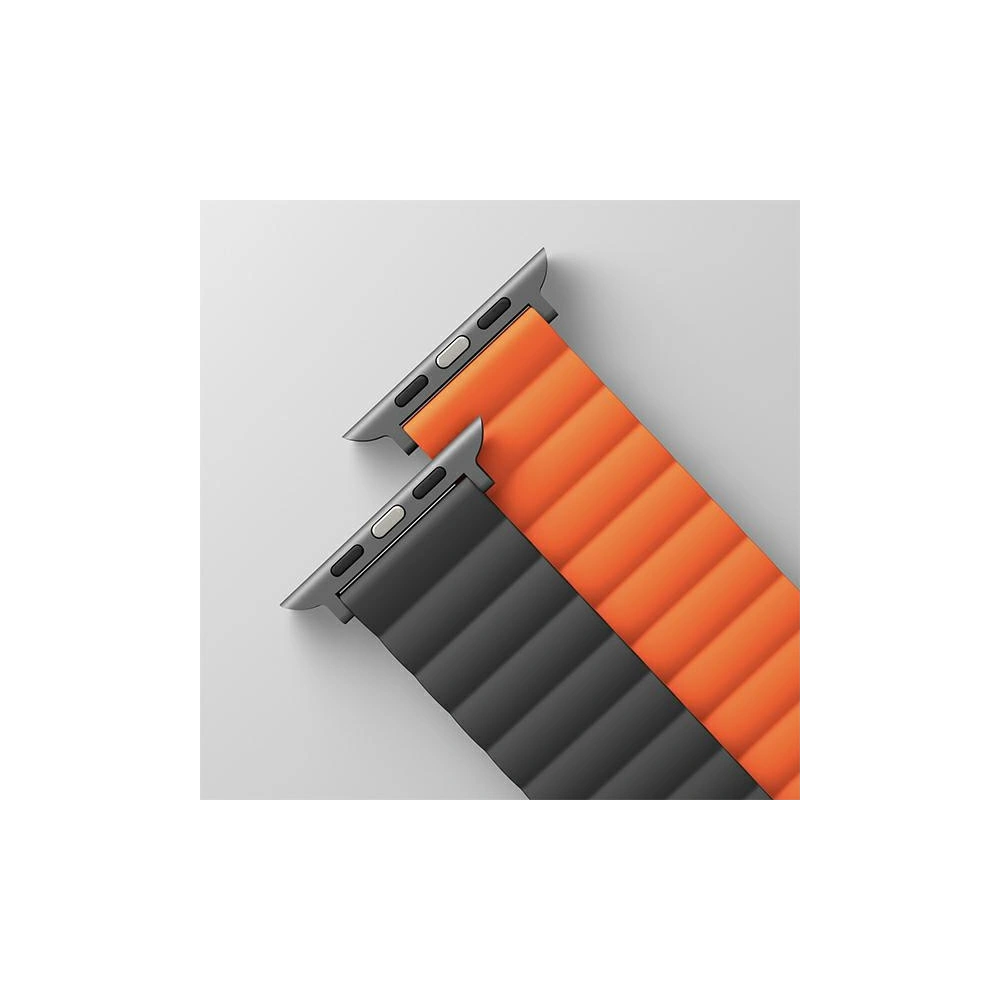 Hurtownia GSM - Pasek UNIQ Revix Apple Watch 4/5/6/7/SE/8/9/Ultra 44/45/49mm Reversible Magnetic šedá-oranžová/grey-orange - UNIQ629GRYORG - {ean13} - Hurt