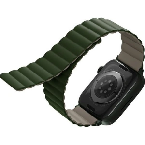 Hurtownia GSM - UNIQ Revix Apple Watch 4/5/6/7/SE/8/9/Ultra 44/45/49mm Fordítható Magnetic zöld-sötétszürke/green-taupe - UNIQ630GRNTAU - {ean13} - Hurt