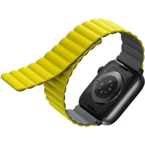 Hurtownia GSM - Pasek UNIQ Revix Apple Watch 4/5/6/7/SE/8/9/Ultra 44/45/49mm Reversible Magnetic žlutý-šedý/yellow-grey - UNIQ631YELGRY - {ean13} - Hurt