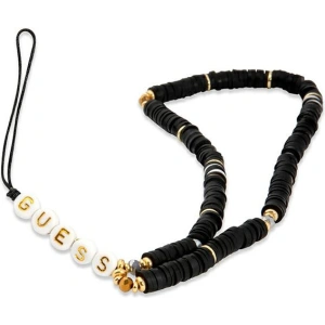 Zawieszka Guess GUSTPEARK Phone Strap czarny/black Heishi Beads