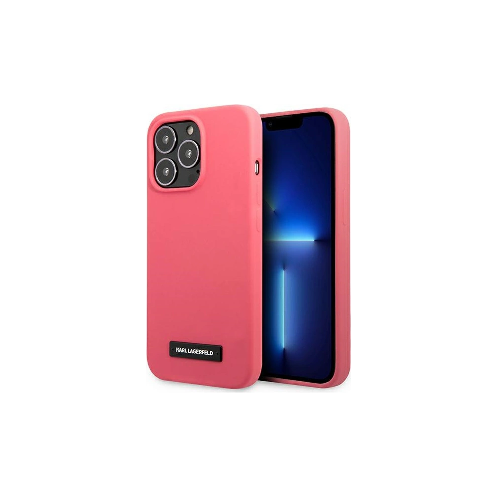 Hurtownia GSM - Etui Karl Lagerfeld KLHCP13LSLMP1PI Apple iPhone 13 Pro hardcase fuchsie/fuchsie silikonová deska - KLD923FHS - {ean13} - Hurt
