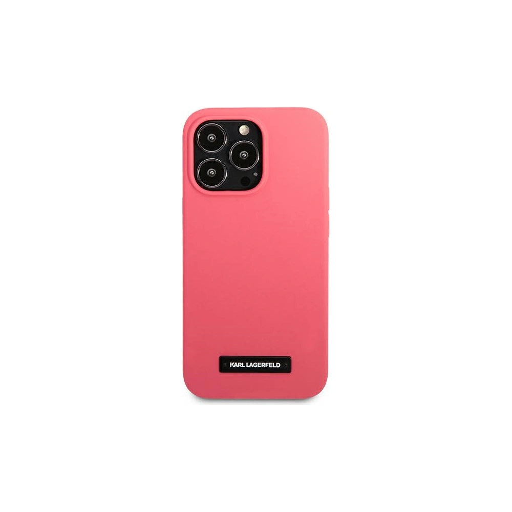 Hurtownia GSM - Etui Karl Lagerfeld KLHCP13LSLMP1PI Apple iPhone 13 Pro hardcase fuchsie/fuchsie silikonová deska - KLD923FHS - {ean13} - Hurt