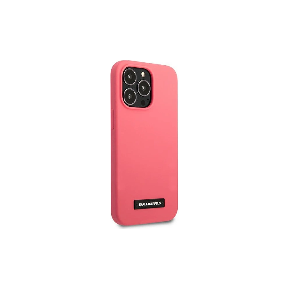 Hurtownia GSM - Etui Karl Lagerfeld KLHCP13LSLMP1PI Apple iPhone 13 Pro hardcase fuchsie/fuchsie silikonová deska - KLD923FHS - {ean13} - Hurt