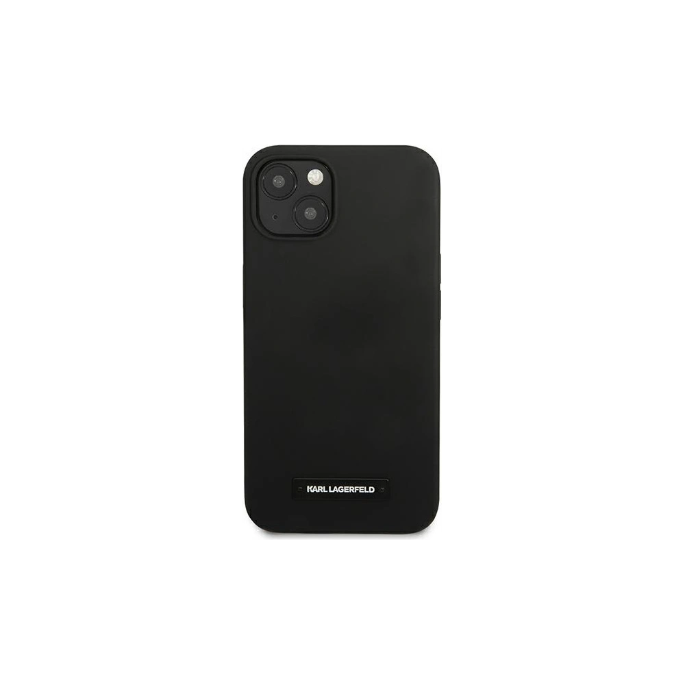 Hurtownia GSM - Etui Karl Lagerfeld KLHCP13MSLMP1K Apple iPhone 13 hardcase černý/black Silicone Plaque - KLD925BLK - {ean13} - Hurt