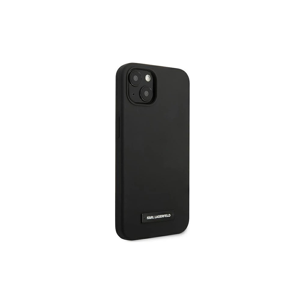 Hurtownia GSM - Etui Karl Lagerfeld KLHCP13MSLMP1K Apple iPhone 13 hardcase černý/black Silicone Plaque - KLD925BLK - {ean13} - Hurt