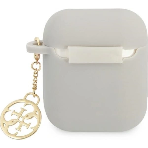 Hurtownia GSM - Etui Guess GUA2LSC4EG Apple AirPods šedá/grey silikonový přívěsek 4G kolekce - GUE1694GRY - {ean13} - Hurt