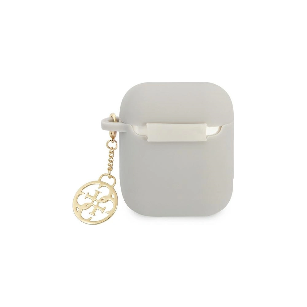 Hurtownia GSM - Etui Guess GUA2LSC4EG Apple AirPods szary/grey Silicone Charm 4G Collection - GUE1694GRY - {ean13} - Hurt