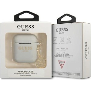 Hurtownia GSM - Etui Guess GUA2LSC4EG Apple AirPods šedá/grey silikonový přívěsek 4G kolekce - GUE1694GRY - {ean13} - Hurt