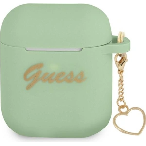 Hurtownia GSM - Etui Guess GUA2LSCHSN Apple AirPods zelený/green silikonový přívěsek Heart Collection - GUE1695GRN - {ean13} - Hurt
