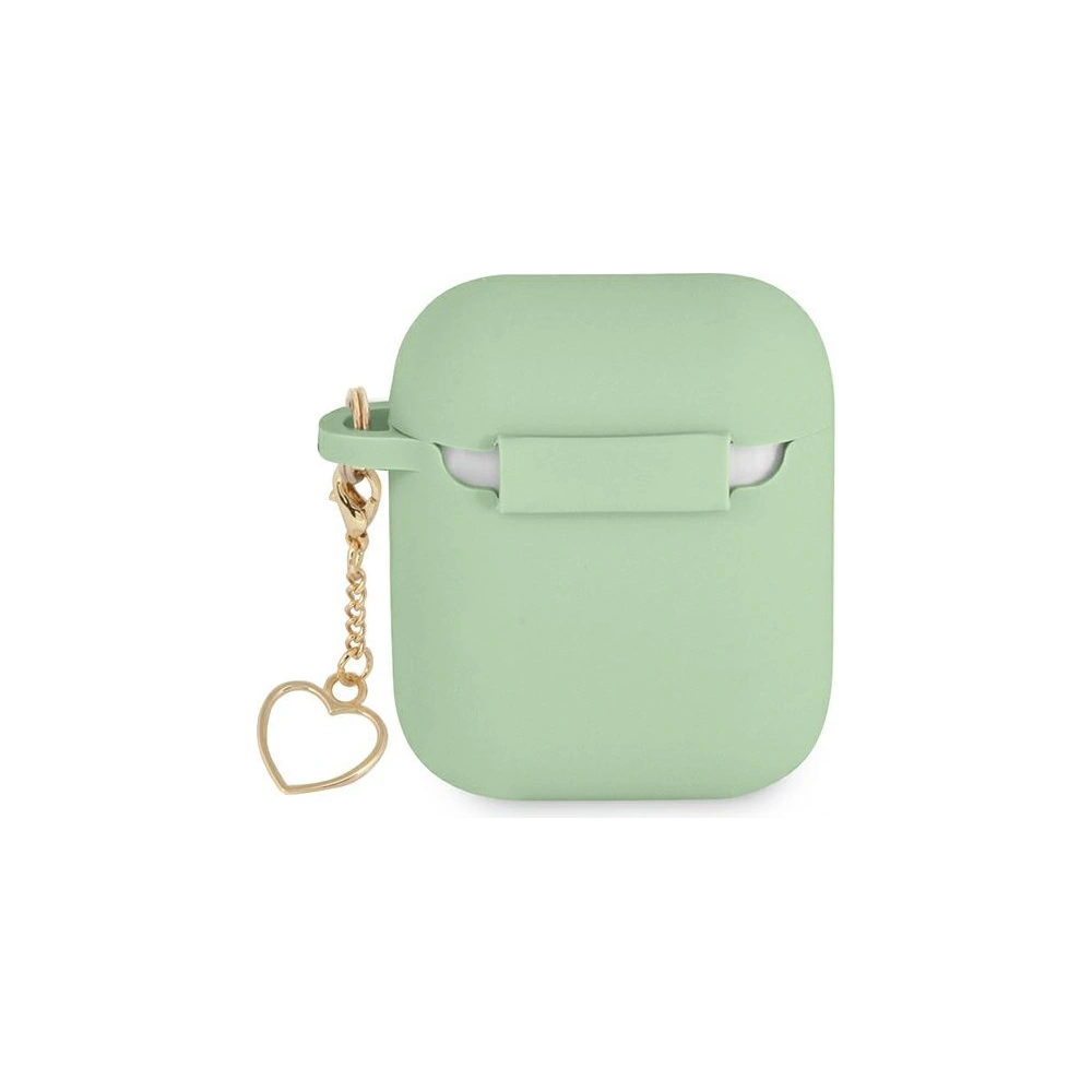 Hurtownia GSM - Etui Guess GUA2LSCHSN Apple AirPods zielony/green Silicone Charm Heart Collection - GUE1695GRN - {ean13} - Hurt