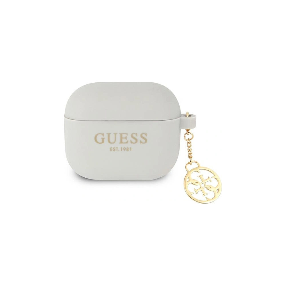 Hurtownia GSM - Etui Guess GUA3LSC4EG Apple AirPods 3 szary/grey Silicone Charm 4G Collection - GUE1696GRY - {ean13} - Hurt