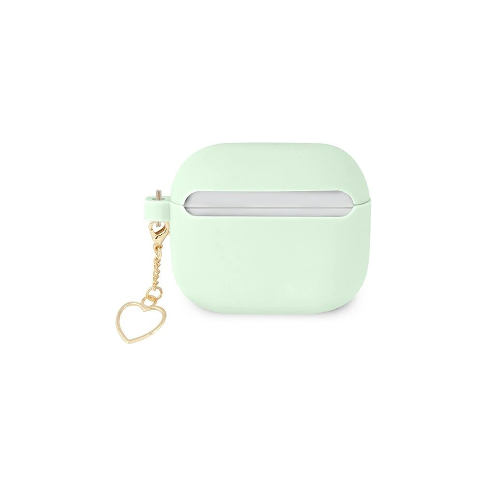 Wholesale Guess GUA3LSCHSN Apple AirPods 3 green Silicone Charm Heart Collection - GUE1697GRN - {ean13} - Hurt