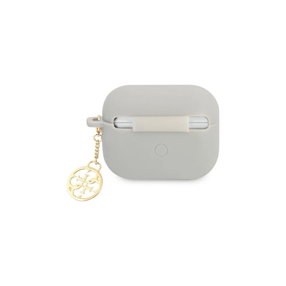 Hurtownia GSM - Etui Guess GUAPLSC4EG Apple AirPods Pro šedé/silver Silikonový přívěsek 4G Collection - GUE1698GRY - {ean13} - Hurt
