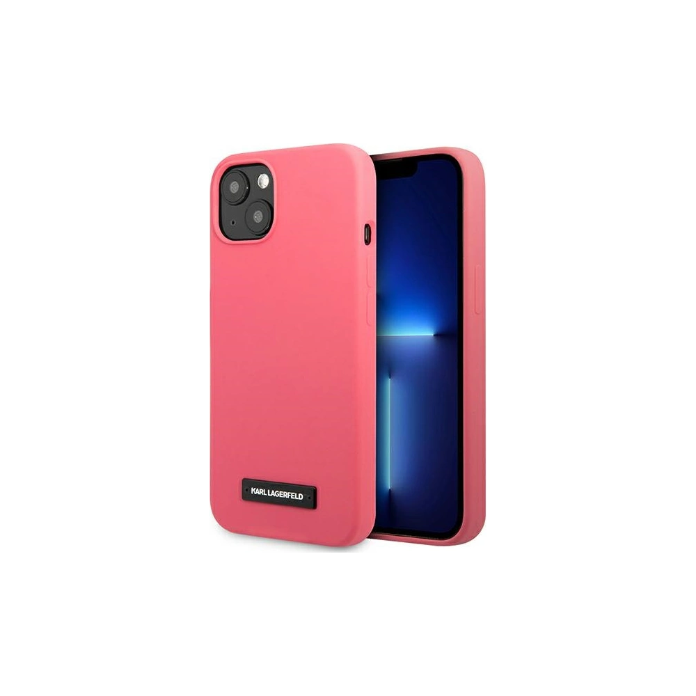 Hurtownia GSM - Etui Karl Lagerfeld KLHCP13MSLMP1PI Apple iPhone 13 hardcase fuchsie/fuchsia silikonová deska - KLD926FHS - {ean13} - Hurt