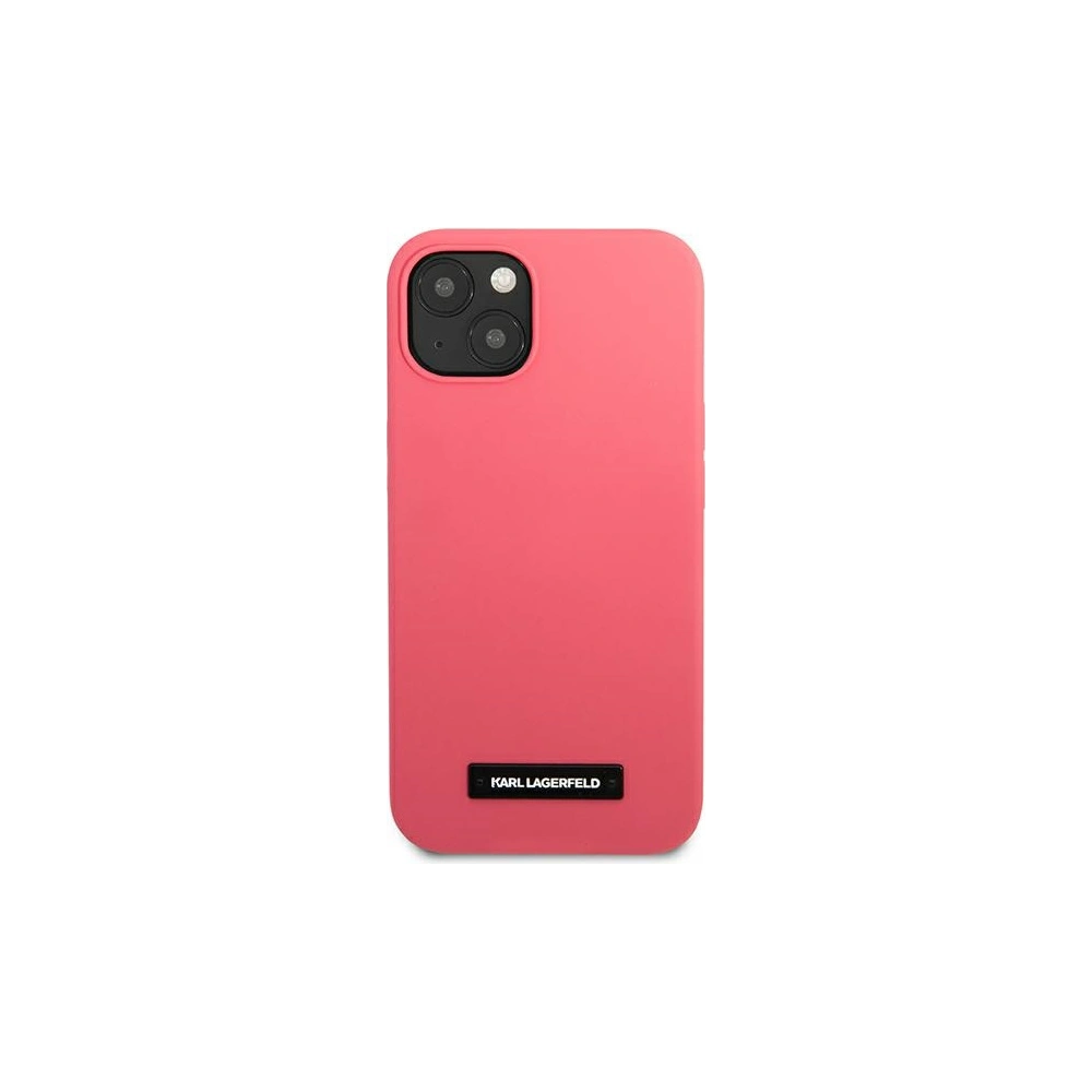 Hurtownia GSM - Etui Karl Lagerfeld KLHCP13MSLMP1PI Apple iPhone 13 hardcase fuchsie/fuchsia silikonová deska - KLD926FHS - {ean13} - Hurt