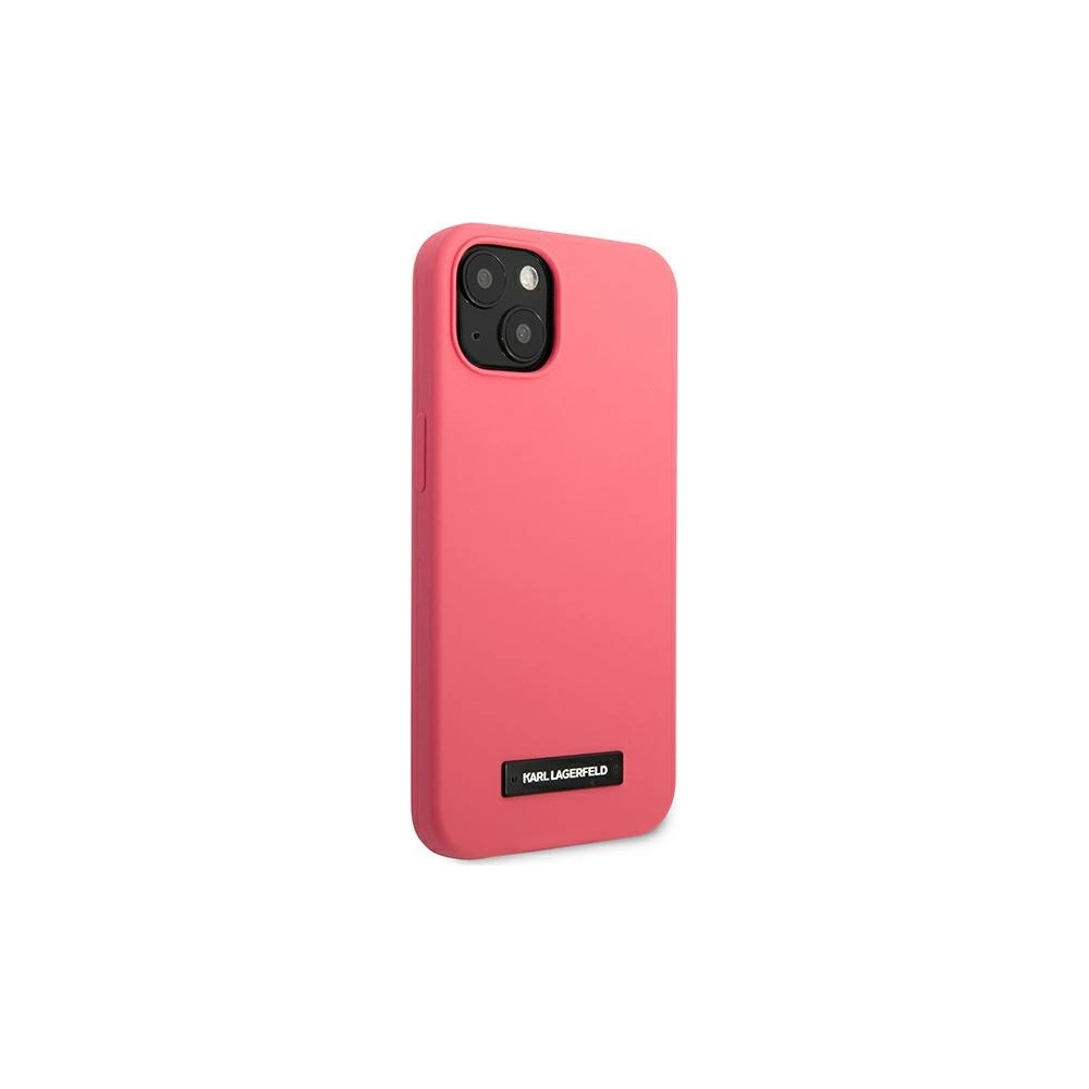 Hurtownia GSM - Etui Karl Lagerfeld KLHCP13MSLMP1PI Apple iPhone 13 hardcase fuchsie/fuchsia silikonová deska - KLD926FHS - {ean13} - Hurt