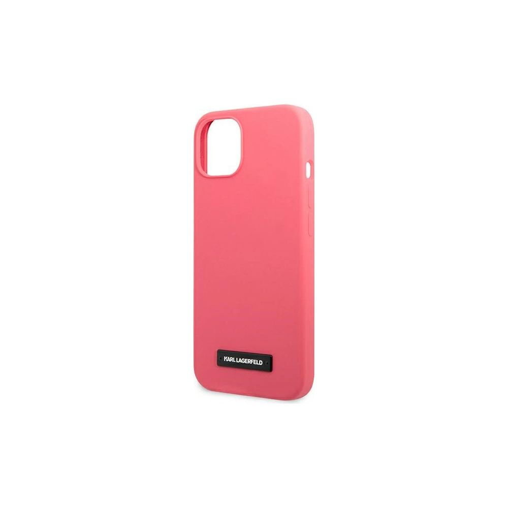 Hurtownia GSM - Etui Karl Lagerfeld KLHCP13MSLMP1PI Apple iPhone 13 hardcase fuchsie/fuchsia silikonová deska - KLD926FHS - {ean13} - Hurt