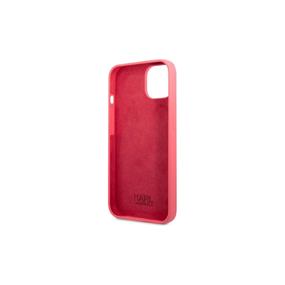 Hurtownia GSM - Etui Karl Lagerfeld KLHCP13MSLMP1PI Apple iPhone 13 hardcase fuchsie/fuchsia silikonová deska - KLD926FHS - {ean13} - Hurt