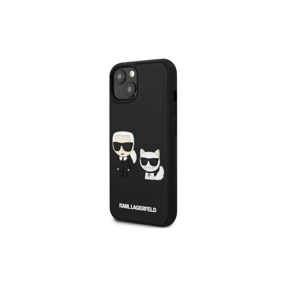 Hurtownia GSM - Etui Karl Lagerfeld KLHCP13S3DRKCK Apple iPhone 13 mini černý/black hardcase Karl&Choupette Ikonik 3D - KLD927BLK - {ean13} - Hurt