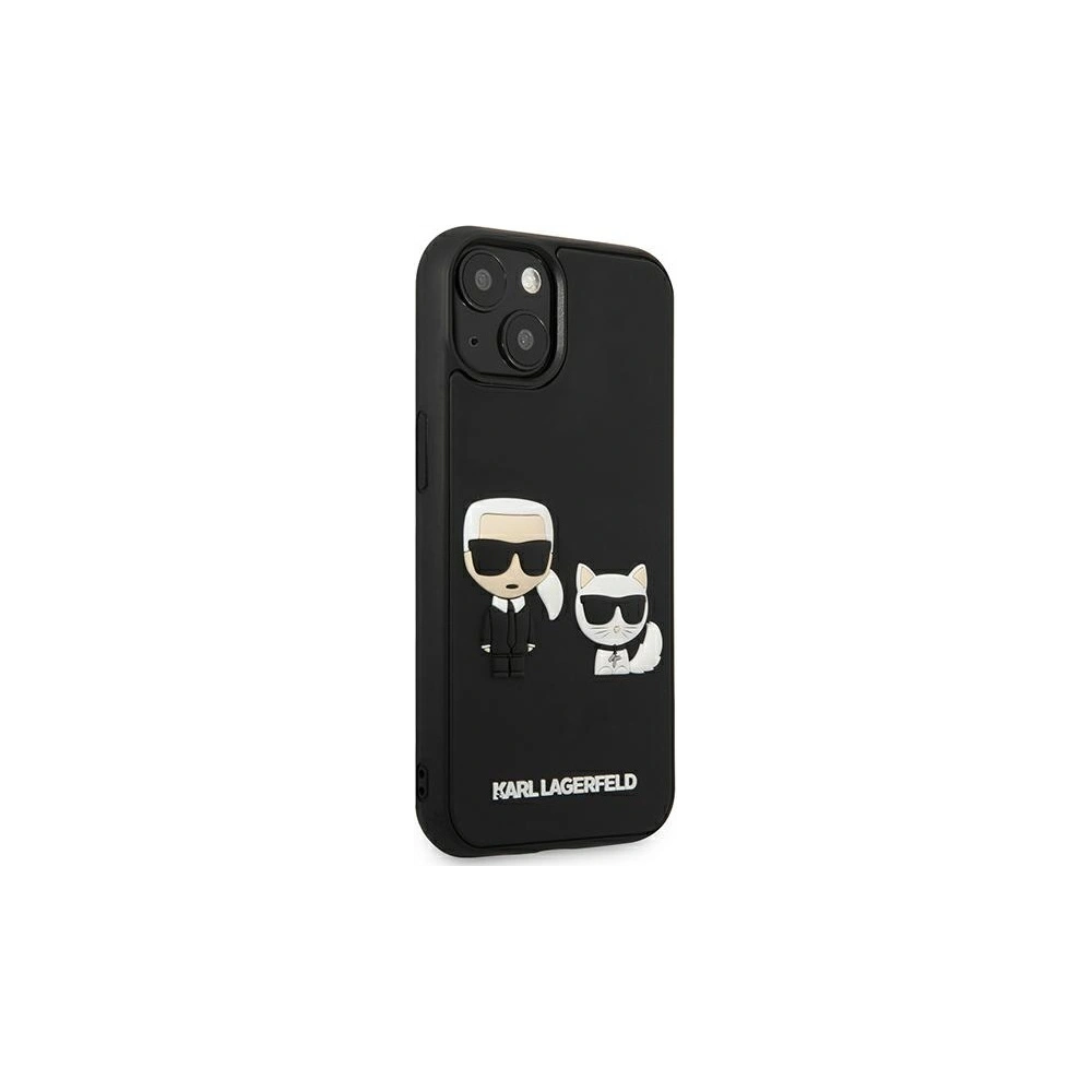 Hurtownia GSM - Etui Karl Lagerfeld KLHCP13S3DRKCK Apple iPhone 13 mini černý/black hardcase Karl&Choupette Ikonik 3D - KLD927BLK - {ean13} - Hurt