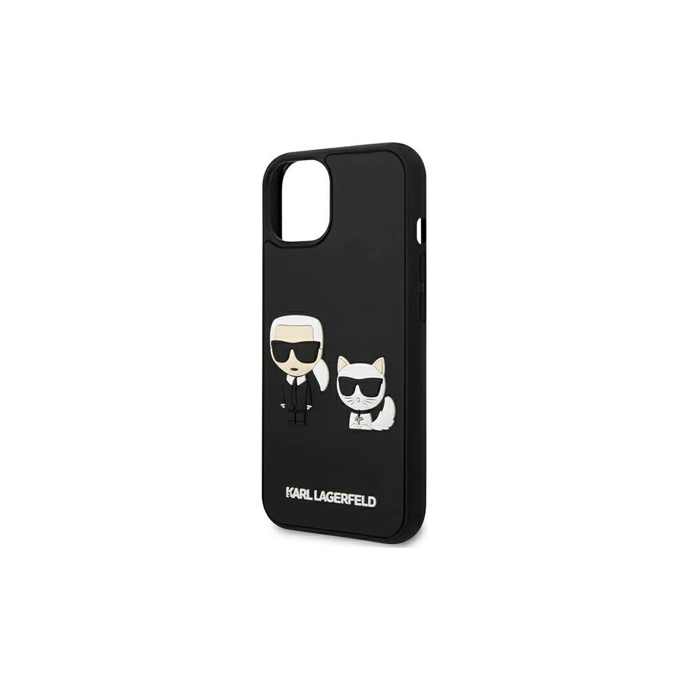 Hurtownia GSM - Etui Karl Lagerfeld KLHCP13S3DRKCK Apple iPhone 13 mini černý/black hardcase Karl&Choupette Ikonik 3D - KLD927BLK - {ean13} - Hurt