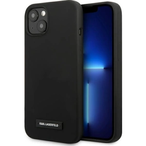 Hurtownia GSM - Case Karl Lagerfeld KLHCP13SSLMP1K Apple iPhone 13 mini Hardcase schwarz/schwarz Silikonplatte - KLD928BLK - {ean13} - Hurt
