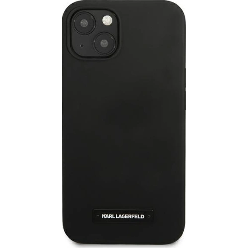 Etui Karl Lagerfeld KLHCP13SSLMP1K Apple iPhone 13 mini hardcase czarny/black Silicone Plaque