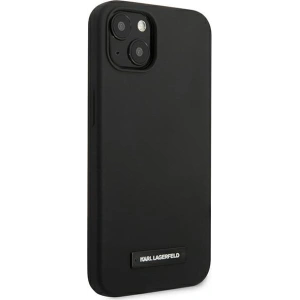 Hurtownia GSM - Case Karl Lagerfeld KLHCP13SSLMP1K Apple iPhone 13 mini Hardcase schwarz/schwarz Silikonplatte - KLD928BLK - {ean13} - Hurt