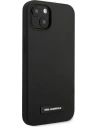 Wholesale Karl Lagerfeld KLHCP13SSLMP1K Apple iPhone 13 mini hardcase black Silicone Plaque - KLD928BLK - {ean13} - Hurt