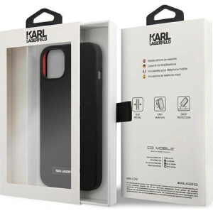 Hurtownia GSM - Case Karl Lagerfeld KLHCP13SSLMP1K Apple iPhone 13 mini Hardcase schwarz/schwarz Silikonplatte - KLD928BLK - {ean13} - Hurt
