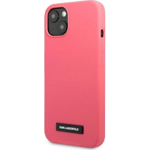 Hurtownia GSM - Case Karl Lagerfeld KLHCP13SSLMP1PI Apple iPhone 13 mini Hardcase Fuchsia/Silikon Plakette - KLD929FHS - {ean13} - Hurt