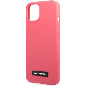 Hurtownia GSM - Case Karl Lagerfeld KLHCP13SSLMP1PI Apple iPhone 13 mini Hardcase Fuchsia/Silikon Plakette - KLD929FHS - {ean13} - Hurt