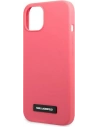 Hurtownia GSM - Etui Karl Lagerfeld KLHCP13SSLMP1PI Apple iPhone 13 mini hardcase fuksja/fuchsia Silicone Plaque - KLD929FHS - {ean13} - Hurt