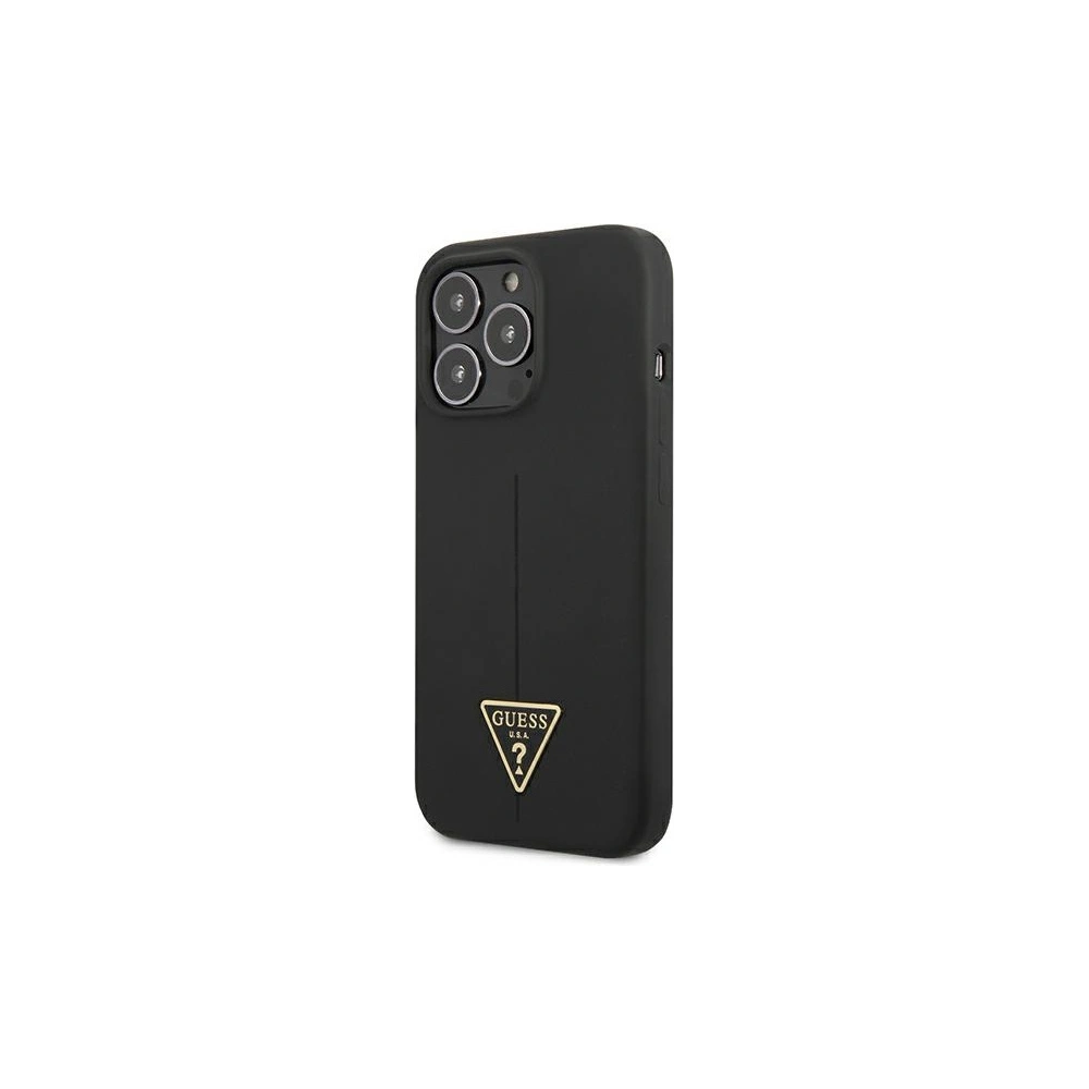Hurtownia GSM - Etui Guess GUHCP13LSLTGK Apple iPhone 13 Pro černý/black hardcase Silicone Triangle - GUE1700BLK - {ean13} - Hurt