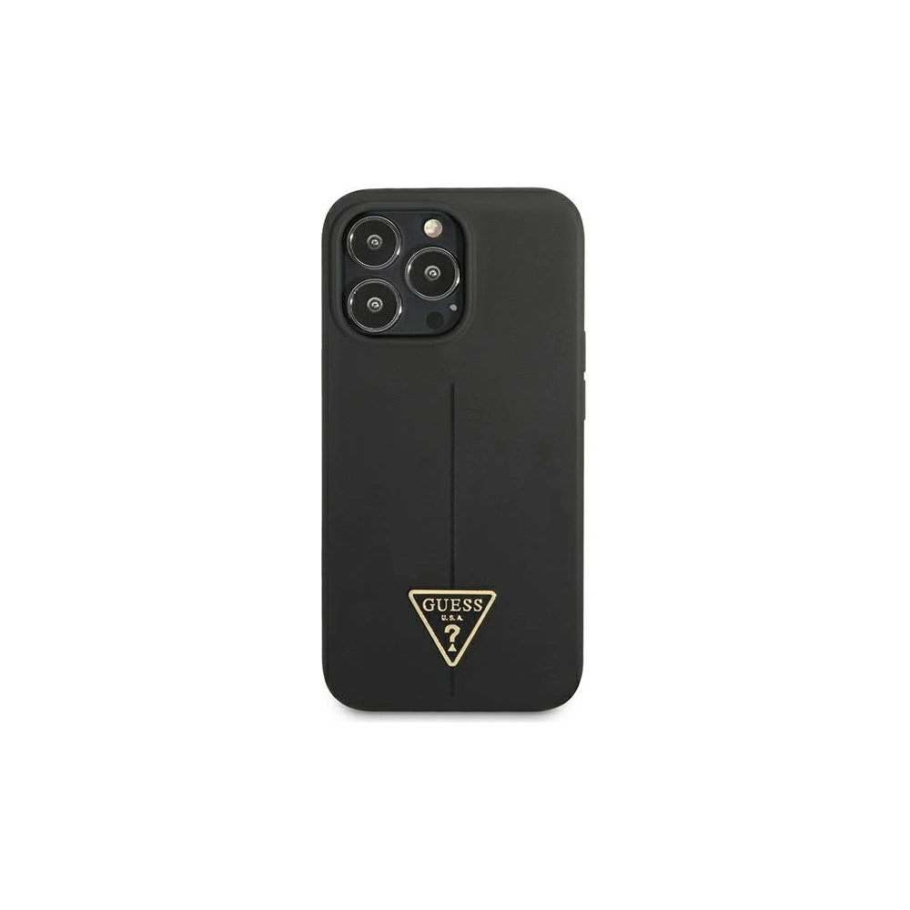 Hurtownia GSM - Etui Guess GUHCP13LSLTGK Apple iPhone 13 Pro černý/black hardcase Silicone Triangle - GUE1700BLK - {ean13} - Hurt