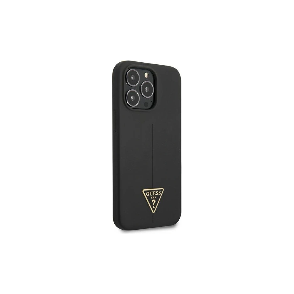 Hurtownia GSM - Etui Guess GUHCP13LSLTGK Apple iPhone 13 Pro černý/black hardcase Silicone Triangle - GUE1700BLK - {ean13} - Hurt