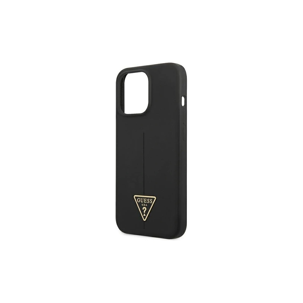 Hurtownia GSM - Etui Guess GUHCP13LSLTGK Apple iPhone 13 Pro černý/black hardcase Silicone Triangle - GUE1700BLK - {ean13} - Hurt