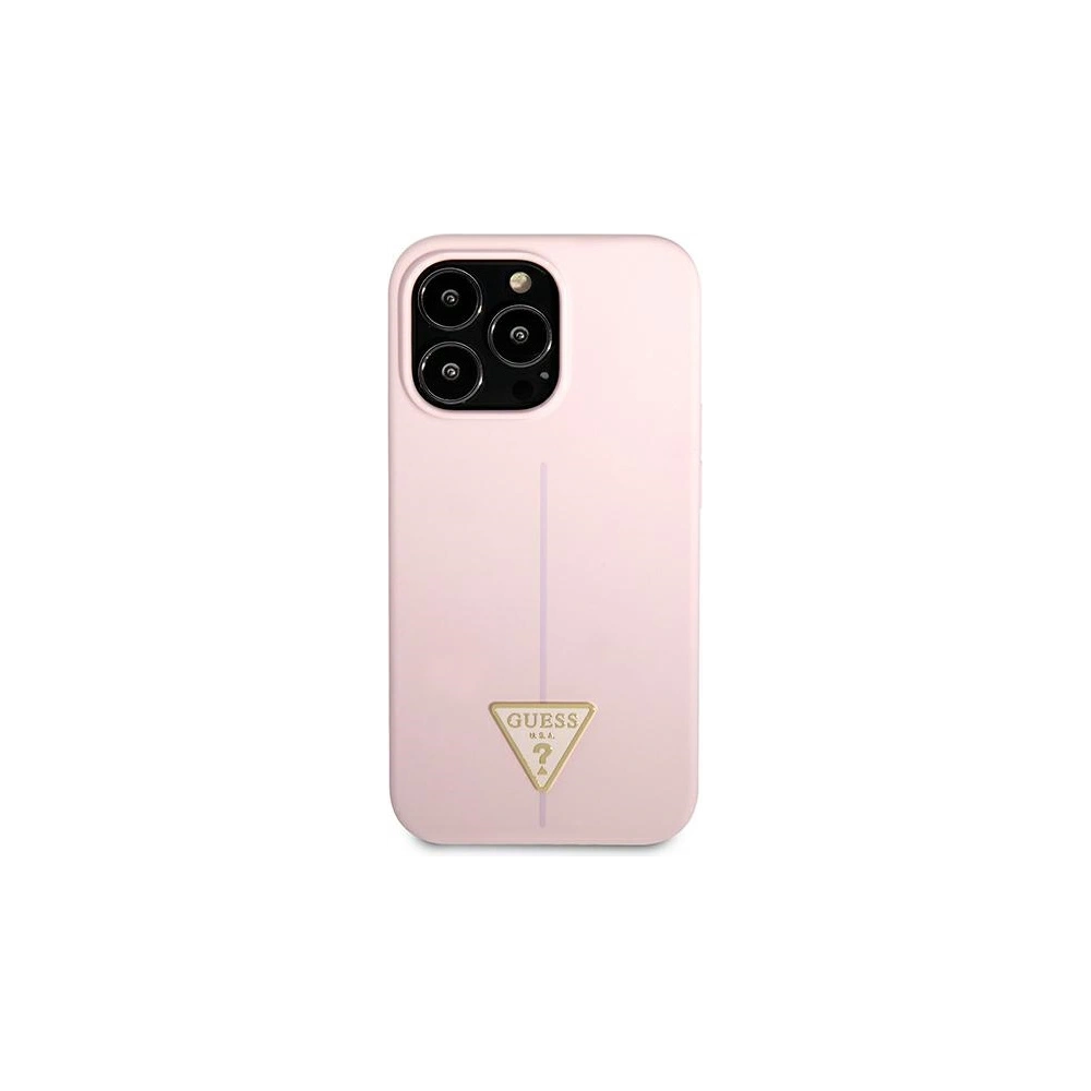 Hurtownia GSM - Etui Guess GUHCP13LSLTGU Apple iPhone 13 Pro fialové/purple hardcase Silicone Triangle - GUE1702PRP - {ean13} - Hurt
