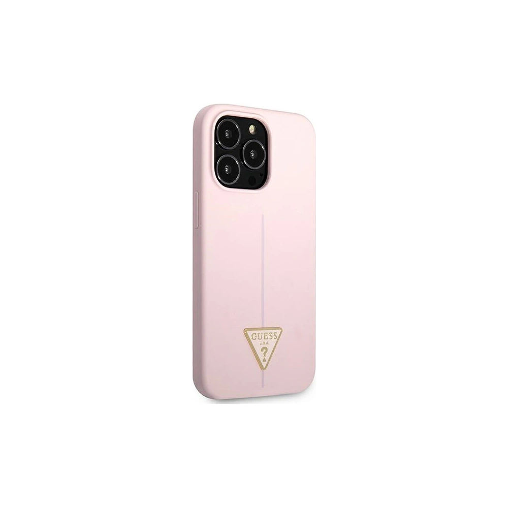 Hurtownia GSM - Etui Guess GUHCP13LSLTGU Apple iPhone 13 Pro fialové/purple hardcase Silicone Triangle - GUE1702PRP - {ean13} - Hurt