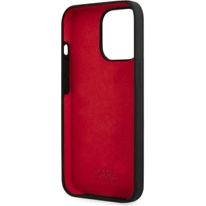 Etui Karl Lagerfeld KLHCP13XSLMP1K Apple iPhone 13 Pro Max hardcase czarny/black Silicone Plaque