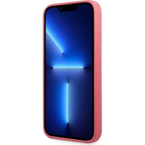 Etui Karl Lagerfeld KLHCP13XSLMP1PI Apple iPhone 13 Pro Max hardcase fuksja/fuchsia Silicone Plaque