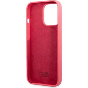 Etui Karl Lagerfeld KLHCP13XSLMP1PI Apple iPhone 13 Pro Max hardcase fuksja/fuchsia Silicone Plaque