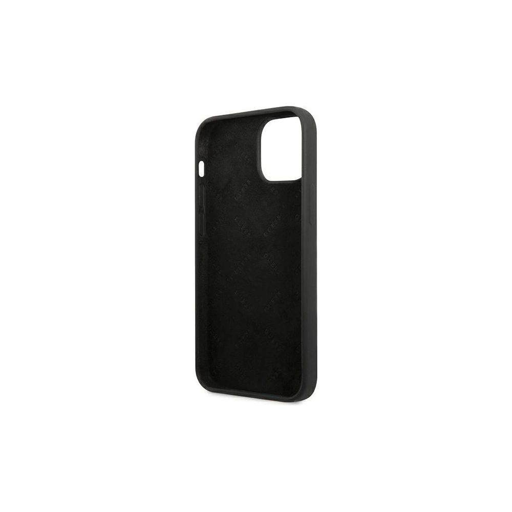 Hurtownia GSM - Case Guess GUHCP13SSLTGK Apple iPhone 13 mini schwarz/schwarz Hardcase Silikontasche Triangle - GUE1706BLK - {ean13} - Hurt