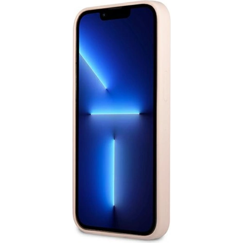 Etui Guess GUHCP13SSLTGP Apple iPhone 13 mini różowy/pink hardcase Silicone Triangle