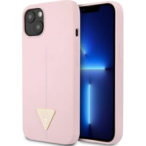 Hurtownia GSM - Case Guess GUHCP13SSLTGU Apple iPhone 13 mini lila/purple Hardcase Silikon-Dreieck - GUE1708PRP - {ean13} - Hurt
