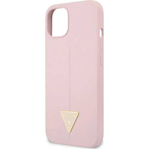 Etui Guess GUHCP13SSLTGU Apple iPhone 13 mini fioletowy/purple hardcase Silicone Triangle